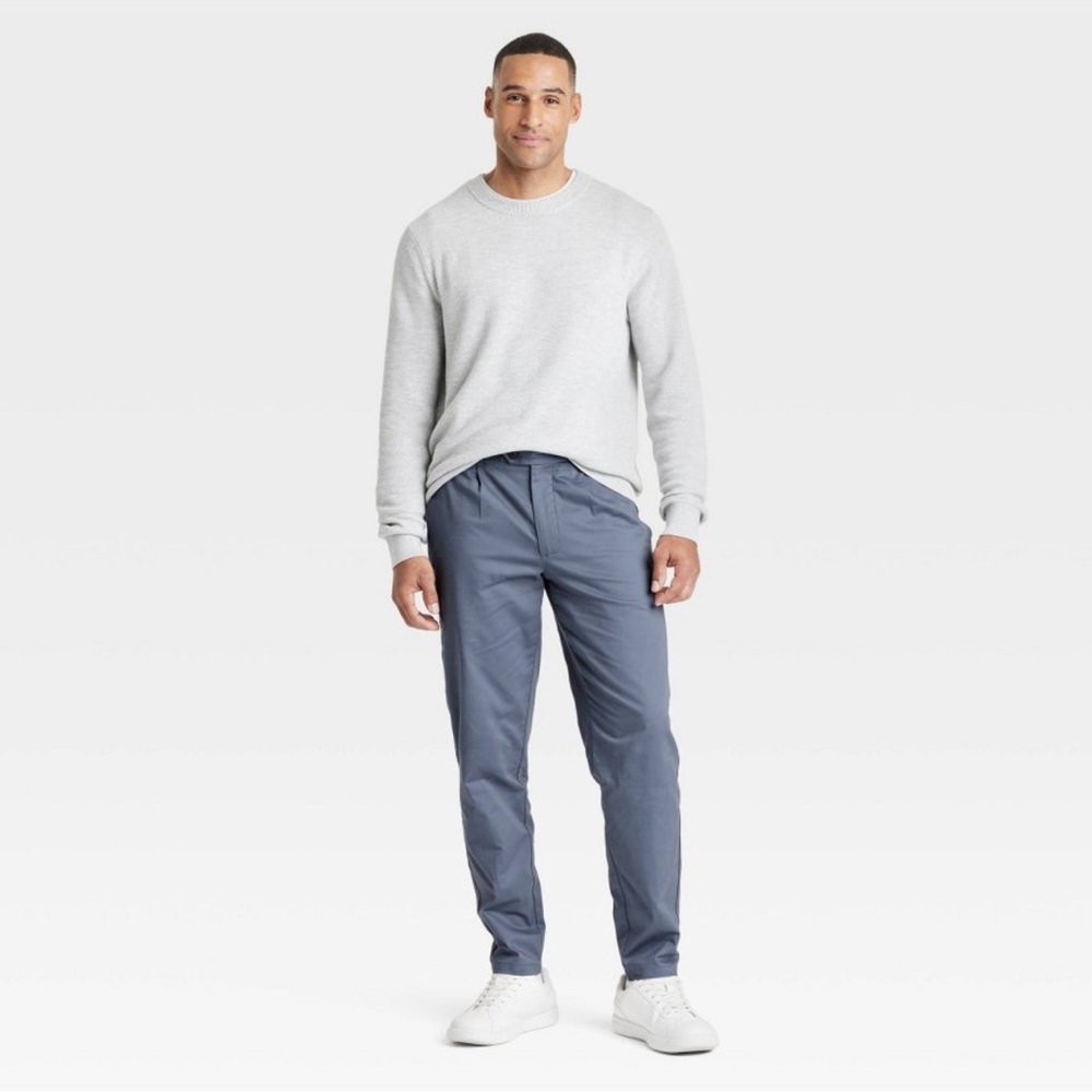 Men's Extended Tab Pleated Dress Trousers